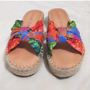 Gianni Bini Multicolor Knotted Sandals